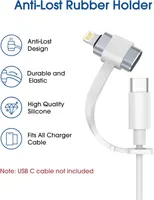 Адаптер TechMatte USB-C-F Lightning M (2 шт.), 15 Вт, для iPhone 14/13/12/11/SE