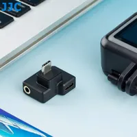 Адаптер JJC 3.5мм/USB-C для DJI Osmo Action, для мікрофона та зарядки, TRS, Type C — фото 6