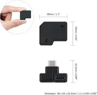 Адаптер JJC 3.5мм/USB-C для DJI Osmo Action, микрофон и зарядка, TRS Type C — фото 2