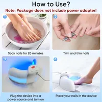 Home Nail Device for Multiple Toenails or Fingernails, Three Modes — фото 2