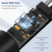 Ушная камера VITCOCO 1920P FHD, беспроводной отоскоп, 3.9мм, 6 LED, iPhone — фото 7