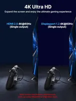 Steam Deck Docking Station HB0702 — 7-в-1 з HDMI 4K@60Hz, DisplayPort, Ethernet, 3x USB-A 3.2, USB-C 100W для Steam Deck та ROG Al — фото 2