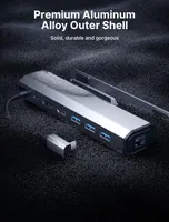 Steam Deck Docking Station HB0702 — 7-в-1 з HDMI 4K@60Hz, DisplayPort, Ethernet, 3x USB-A 3.2, USB-C 100W для Steam Deck та ROG Al — фото 8