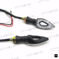 HTTMT MT303-015- Motorcycle Turn Signal Lights Indicator 12V Compatible with Suzuk Kawasak 3PCS — фото 4