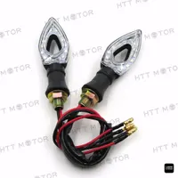 Указатели поворота HTTMT MT303-015 для Suzuki/Kawasaki, 12В, желтые, 3 шт — фото 3