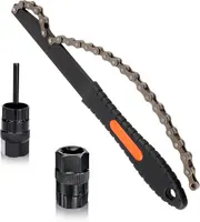 Bike Chain Whip Tool Kit with Cassete locrking Fit for 6,7,8,9,10 Speed Chains