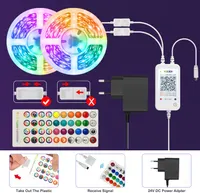 Світлодіодна стрічка TVLIVE 7,5 м, RGB, синхронізація з музикою, зміна кольору, мікрофон, ІК-пульт — фото 3