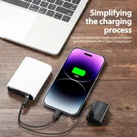 Акумулятори ENEGON NP-FW50 (2x1500мАч) USB-C, для камер Sony ZV-E10, A6000, A6400, A7, A7II, A7R, A7S — фото 4