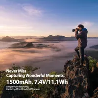 Акумулятори ENEGON NP-FW50 (2x1500мАч) USB-C, для камер Sony ZV-E10, A6000, A6400, A7, A7II, A7R, A7S — фото 7