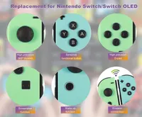 Контроллеры Joy-Con для Switch, Lite и OLED, геймпады с Motion Control, вибрацией, Wake-up, Синий и Красный — фото 2