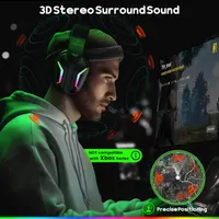 Ігрова гарнітура PC, PS5, PS4, Switch, 2.4ГГц, Bluetooth 5.4, ENC-мікрофон, 50мм, 50год — фото 4