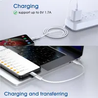 Адаптер TechMatte (2 шт.) Lightning (F) — USB-C (M), швидке заряджання, для iPhone/MacBook/iPad — фото 5