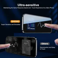 Скло QHOHQ [3+3] для iPhone 16 Plus, 9H+, військовий клас, захист камери, повне покриття — фото 5