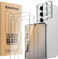 Защитное стекло [3+2] для Samsung Galaxy S24 FE 5G (6.7''), 3x стекла + 2x защиты камеры, 9H, HD — фото 3