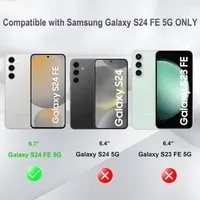 Защитное стекло [3+2] для Samsung Galaxy S24 FE 5G (6.7''), 3x стекла + 2x защиты камеры, 9H, HD — фото 6