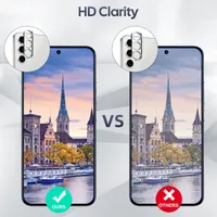 Защитное стекло [3+2] для Samsung Galaxy S24 FE 5G (6.7''), 3x стекла + 2x защиты камеры, 9H, HD — фото 7