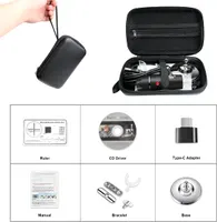 USB-мікроскоп Cainda, 50x-1000x, цифрова камера з підставкою та кейсом, для Android, Windows, Mac — фото 3