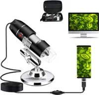 USB-микроскоп Cainda, 50x-1000x, цифровая камера с подставкой и кейсом, для Android, Windows, Mac — фото 2