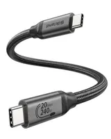 Кабель Silkland USB C 20Gbps (0.3м), 240W PD, USB 3.2 Gen 2x2, 5K/4K 60Hz, для SSD, eGPU, Dock — фото 5
