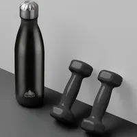 Термобутылка Mont-Clair 750мл, сталь, 12ч тепло / 24ч холод, вакуумная, BPA-Free, черная