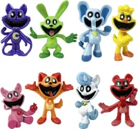 8 PCS Mini Smiling Cartoon Action Figures – Colorful Animal Cake Toppers, Party Favors, Collectible Toys, Birthday Decorations & Gifts for Kids — фото 7