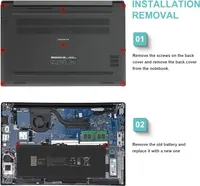 Аккумулятор F3YGT для Dell Latitude 7280-7490 (DM3WC 2X39G), 60Wh, 7.6V — фото 8