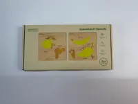 Дерев'яні трафарети сортер EDYFICO ColorMatch Stencils X.06.04.02.G06AA розвиваючий набір для малювання та логіки дітям 2+