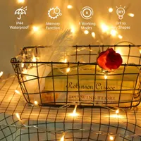 Гірлянда BrizLabs 100м 1000 LED Теплий Білий, вулична, 8 режимів, IP44, прозорий кабель — фото 2