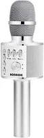 Дитячий караоке-мікрофон BONAOK Q37, Bluetooth, 3-в-1, колонка, плеєр, рожеве золото