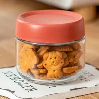 Стеклянные банки Binoster (4 шт) 300мл/10oz с крышкой, для овсянки, йогурта, десертов, герметичные — фото 5