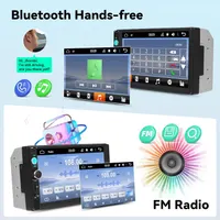 Автомагнитола Zomolither 2 Din, 7" сенсорный экран, Mirror Link, Bluetooth, FM, USB/AUX/TF, — фото 4