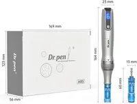 Дермапен Dr. Pen M8S (10 картриджів) бездротовий, апарат для мікронідлінгу (ріст волосся, обличчя) — фото 2