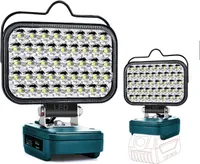 Cordless LED Work Light for Bosch 18v GBA Battery, Portable 80W Spotlight Lighting 8000LM with Type C & USB Fast Charging for Camping, Hiking, Fishing,Power Failure,Job Site,Workshop(No Battery)