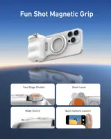 Магнітний тримач-рукоятка TELESIN Fun Shot для телефону (DSLR), з Bluetooth кнопкою-затвором — фото 2
