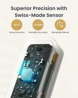 Термометр-гигрометр SwitchBot IP65, Bluetooth (100м), для дома/улицы, холодильника, запись данных
