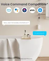 Термометр-гигрометр SwitchBot IP65, Bluetooth (100м), для дома/улицы, холодильника, запись данных — фото 2