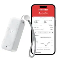 Термометр-гигрометр SwitchBot IP65, Bluetooth (100м), для дома/улицы, холодильника, запись данных — фото 4