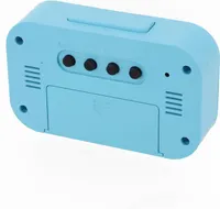 Цифровой LED-будильник N05-0730 (Синий), настольные часы, 12/24ч, Snooze, Дата, Температура — фото 2