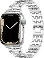 Ремінець-браслет 'D Shape' для Apple Watch, 38-49мм, жіночий, люкс, ошатний, сумісний з 9/8/7/Ultra/SE — фото 2
