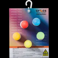 Набор Jibbitz для Crocs 'LED Праздничные Огоньки' (5 шт), светящиеся украшения — фото 2