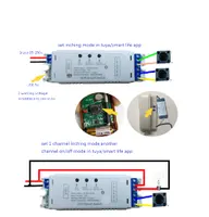 WiFi RF реле MHCOZY (2 канала, 85-250V), Smart Life, Tuya, Alexa, Google Home, сухой контакт — фото 6