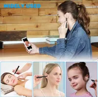 Отоскоп Jkevow 1080P, ушная камера с 6 LED, WiFi, 8 насадок, для чистки ушей (iPhone/Android) — фото 5