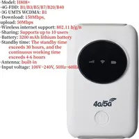 Мобильный 4G LTE роутер SOFORFREEM, 150Мбит/с, MiFi, WiFi, SIM-карта, для путешествий (Pocket Modem) — фото 7
