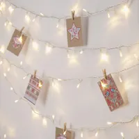 Гирлянда Lights4fun 8м (100 LED, Теплый Белый), Прозрачный провод, от сети, с пультом ДУ, таймер — фото 2