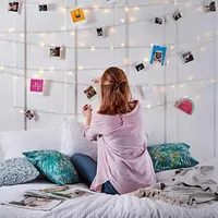 Гирлянда Lights4fun 8м (100 LED, Теплый Белый), Прозрачный провод, от сети, с пультом ДУ, таймер — фото 8