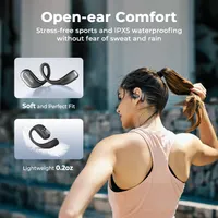 Наушники-переводчик ERAZERL X11 (Черные), 134 языка, 3-в-1, AI-перевод, 40ч, Open-Ear, Bluetooth — фото 6