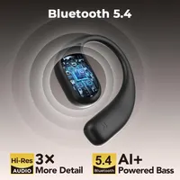 Навушники-перекладач ERAZERL X11 (Чорні), 134 мови, 3-в-1, AI-переклад, 40г, Open-Ear, Bluetooth — фото 3