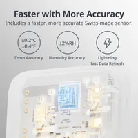 Термо-гігрометр SwitchBot Plus (2 шт), Bluetooth, LCD-дисплей, запис даних, App Control — фото 4