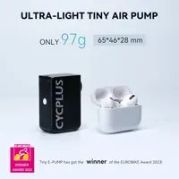 Велосипедный мини-насос CYCPLUS AS2 (100PSI) электрический, ультра-портативный, Type-C (Без дисплея) — фото 3