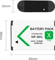 Аккумулятор NP-BX1 (2 шт) для Sony ZV-1, ZV-1F, RX100, HDR-CX405, Высокая емкость — фото 2